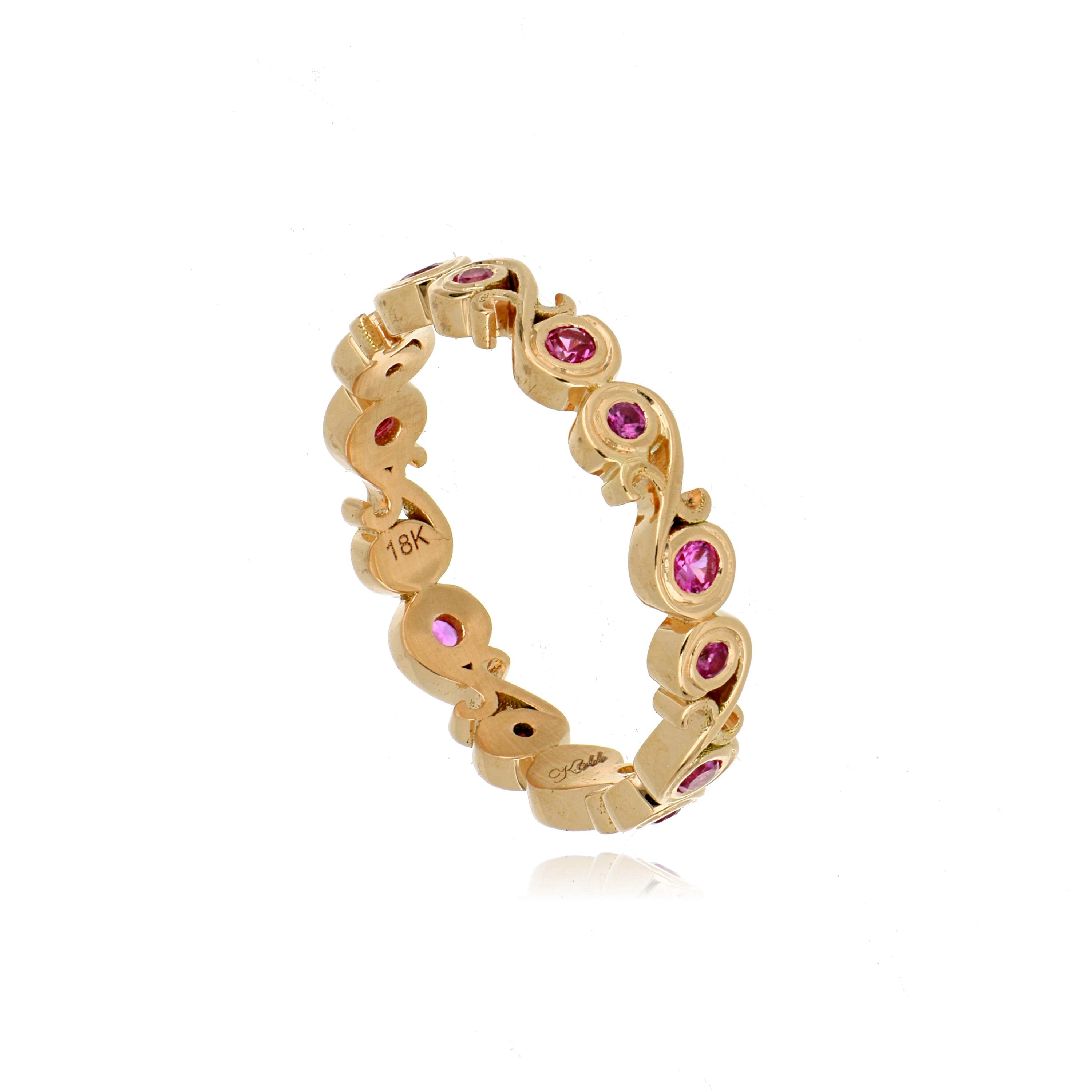18k Rose Gold Ruby Ring