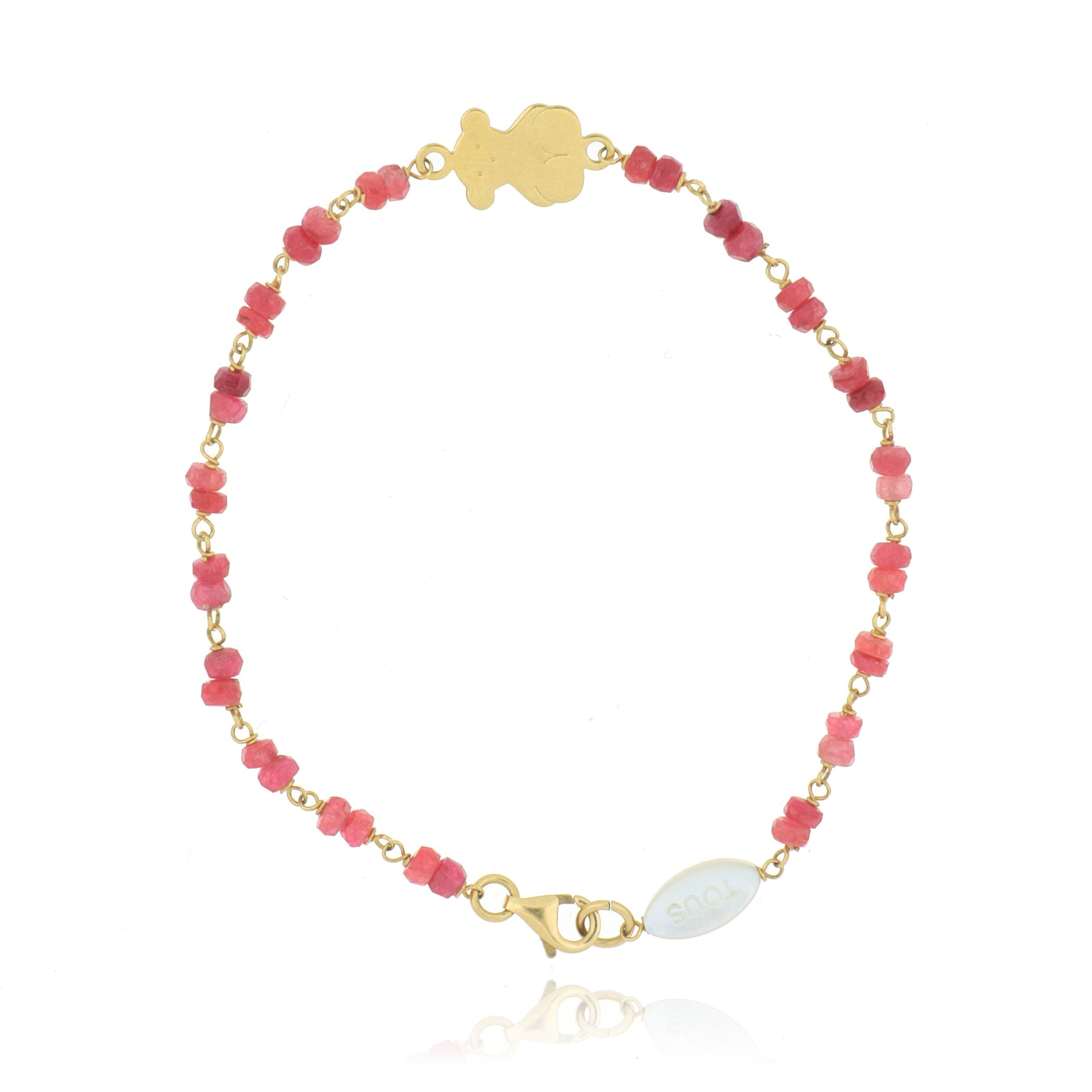 18k Yellow Gold Mother Of Pearl Tous Bracelet