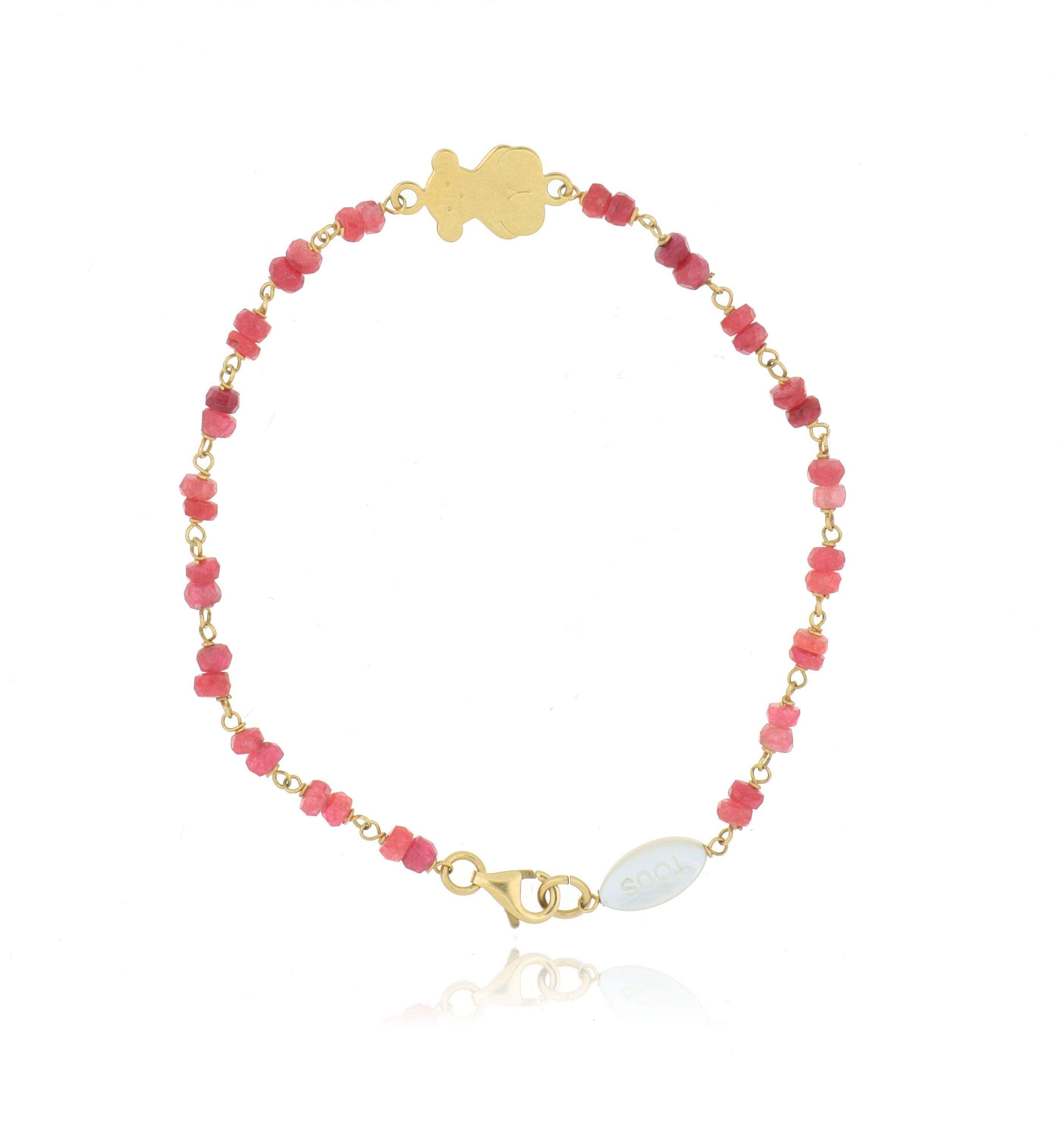 18k Yellow Gold Mother Of Pearl Tous Bracelet