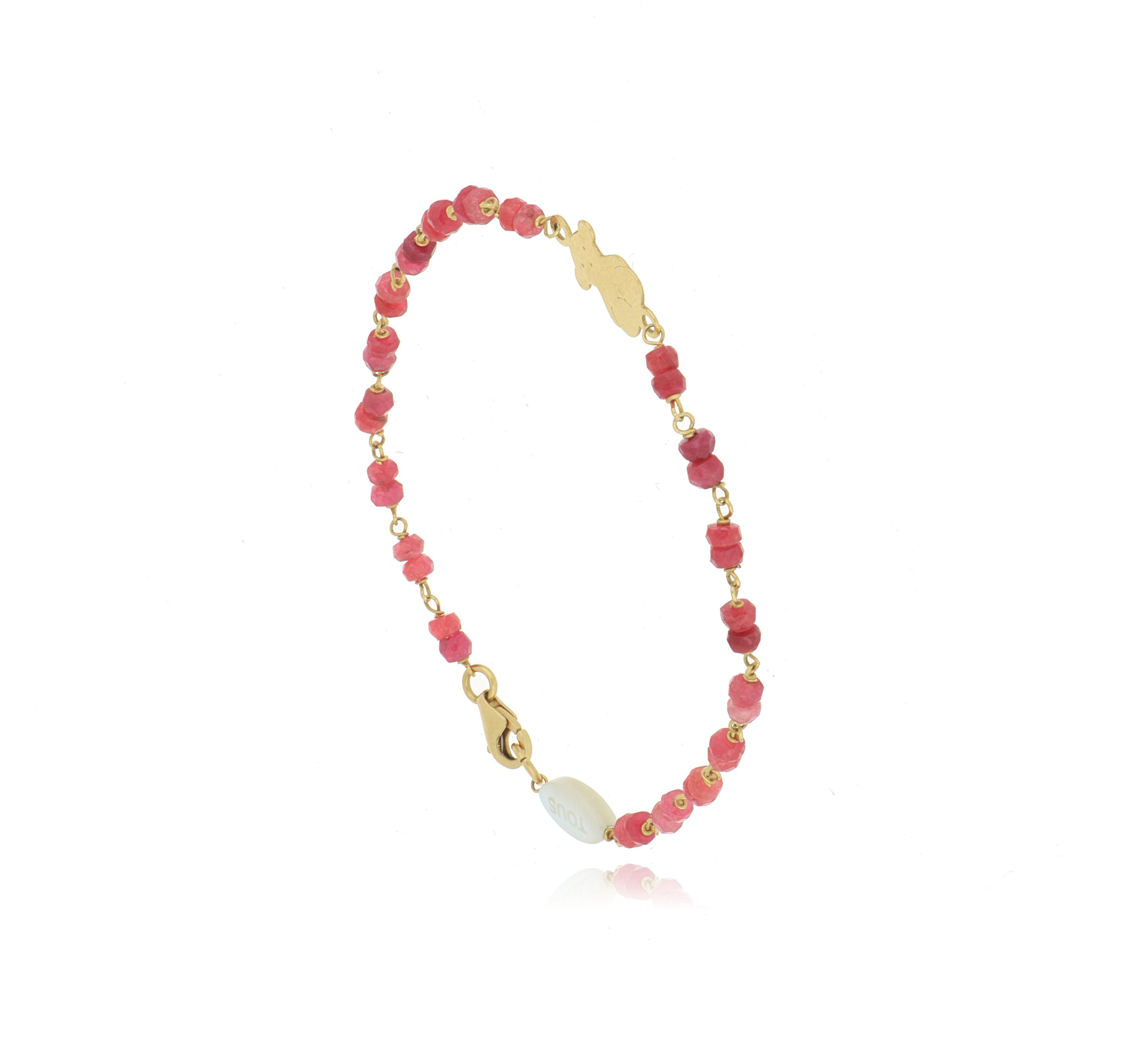 18k Yellow Gold Mother Of Pearl Tous Bracelet