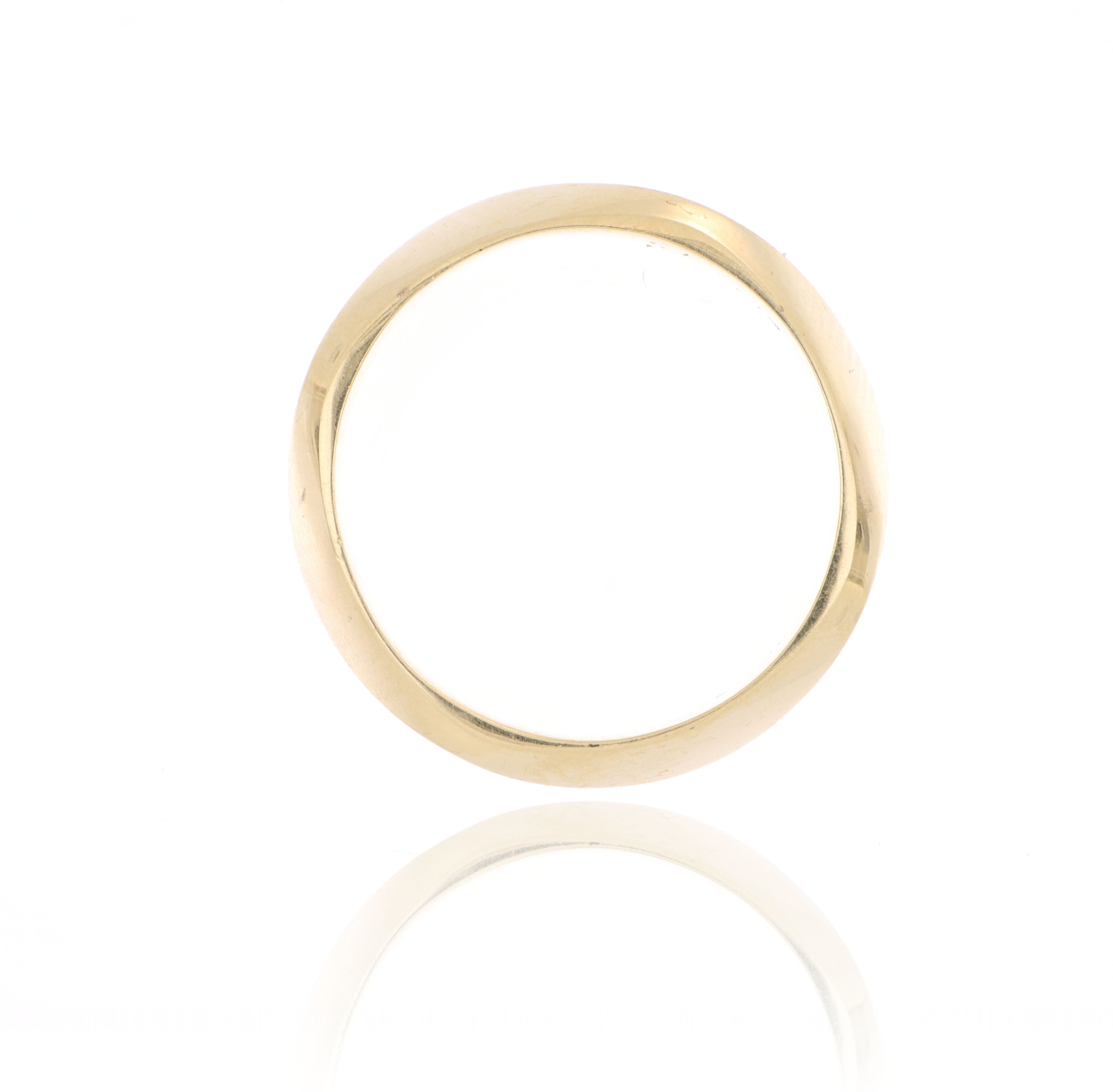 18k Yellow Gold Custom "Wobble" Wedding Band