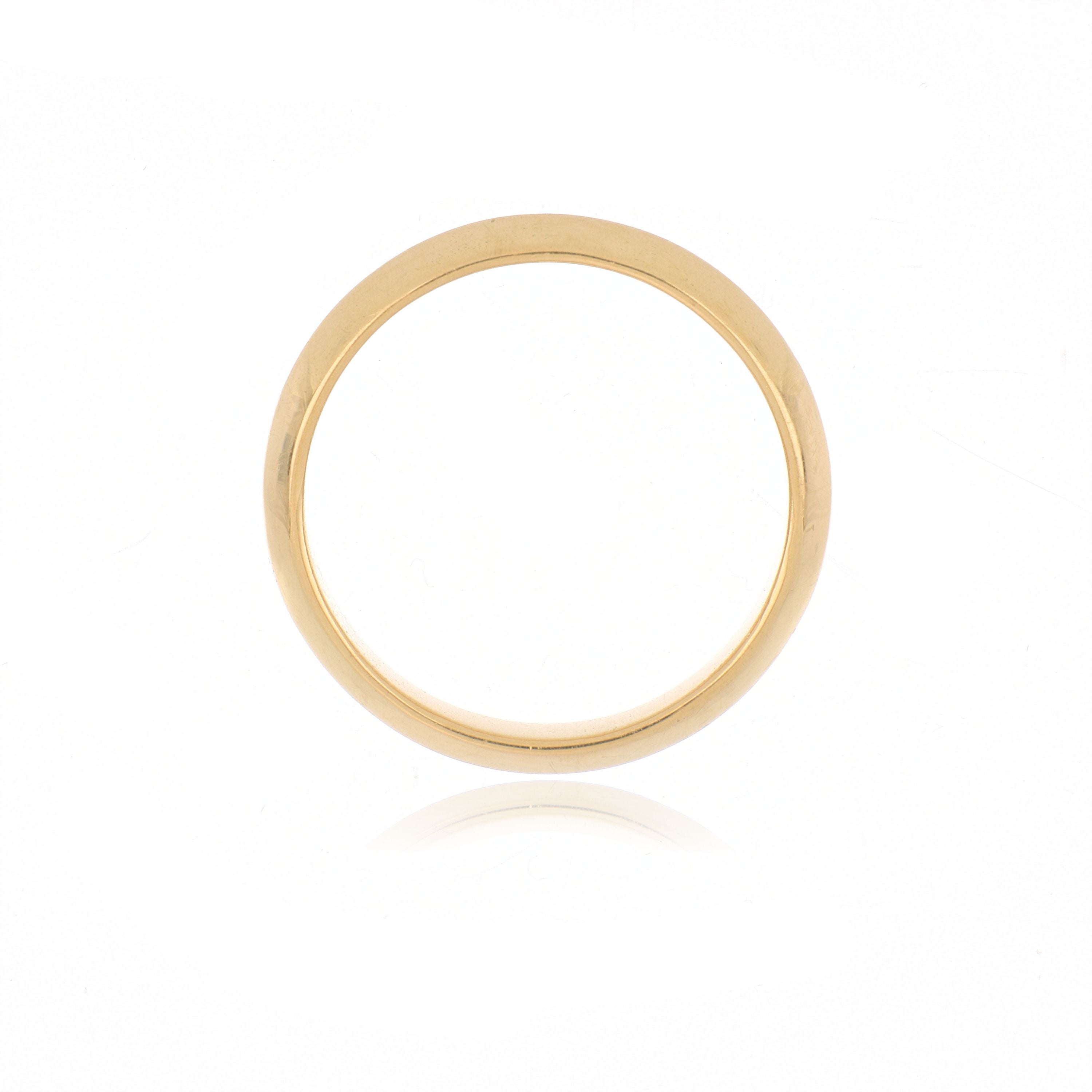 14k Yellow Gold Wedding Band