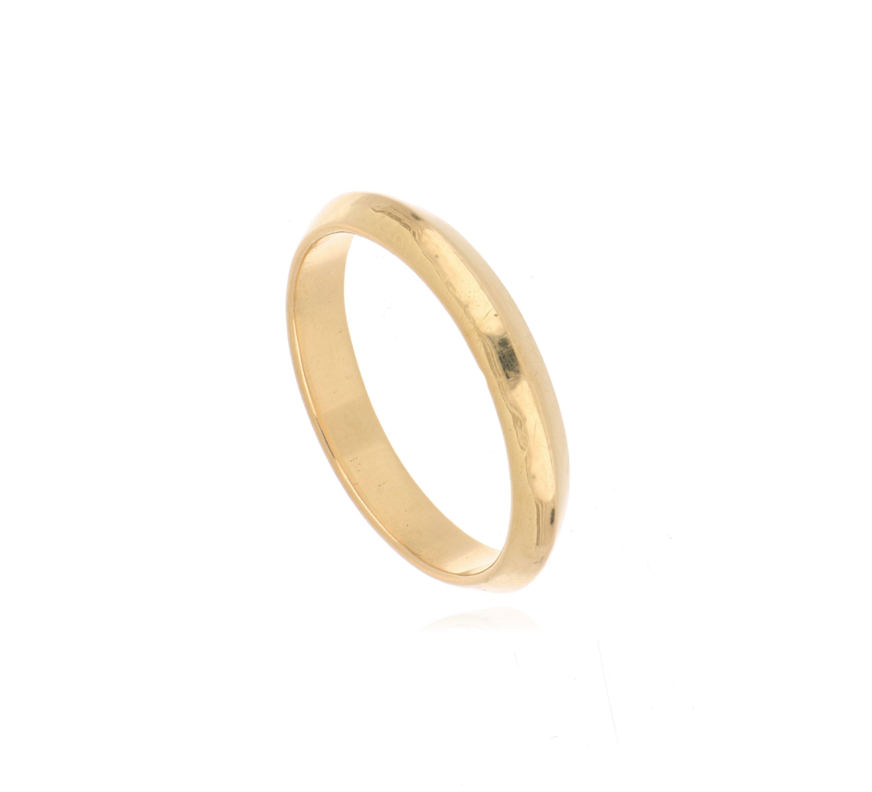 14k Yellow Gold Wedding Band