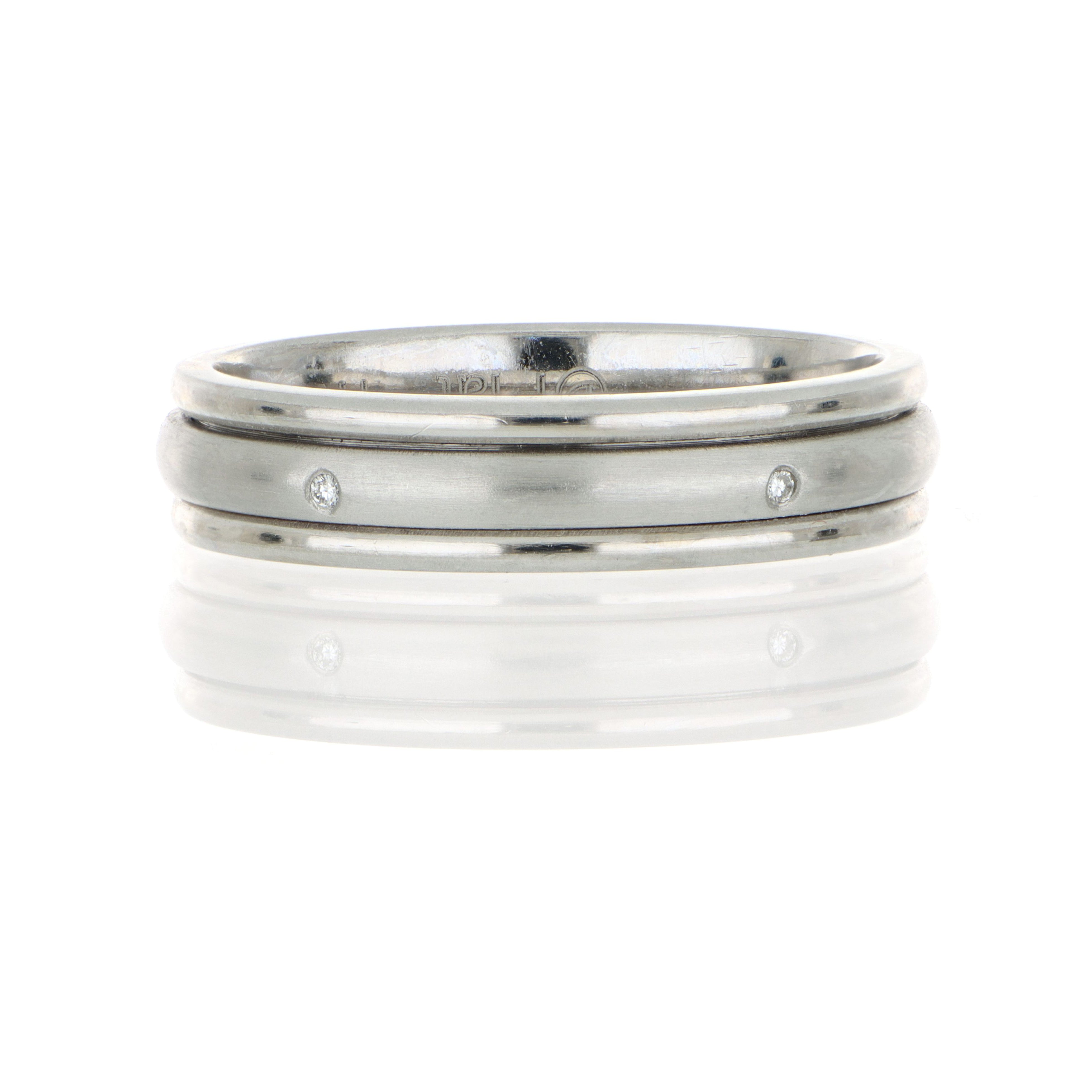 Platinum Diamond Men's Wedding Band