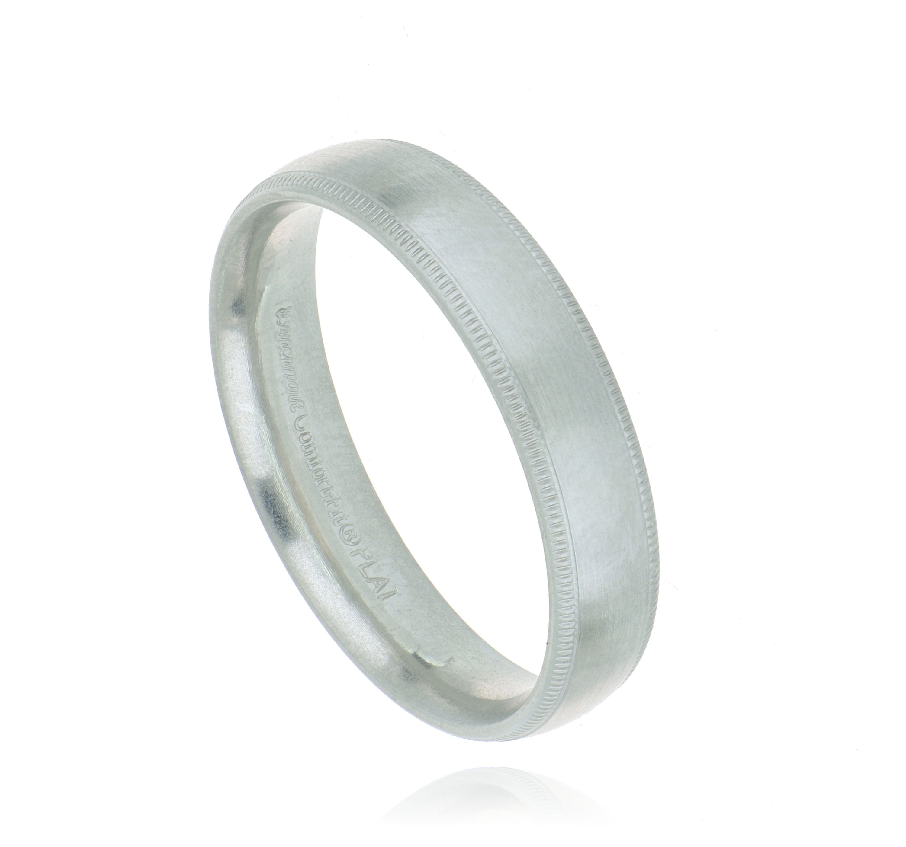 Platinum Men's Wedding Band - Charles Koll Jewelers