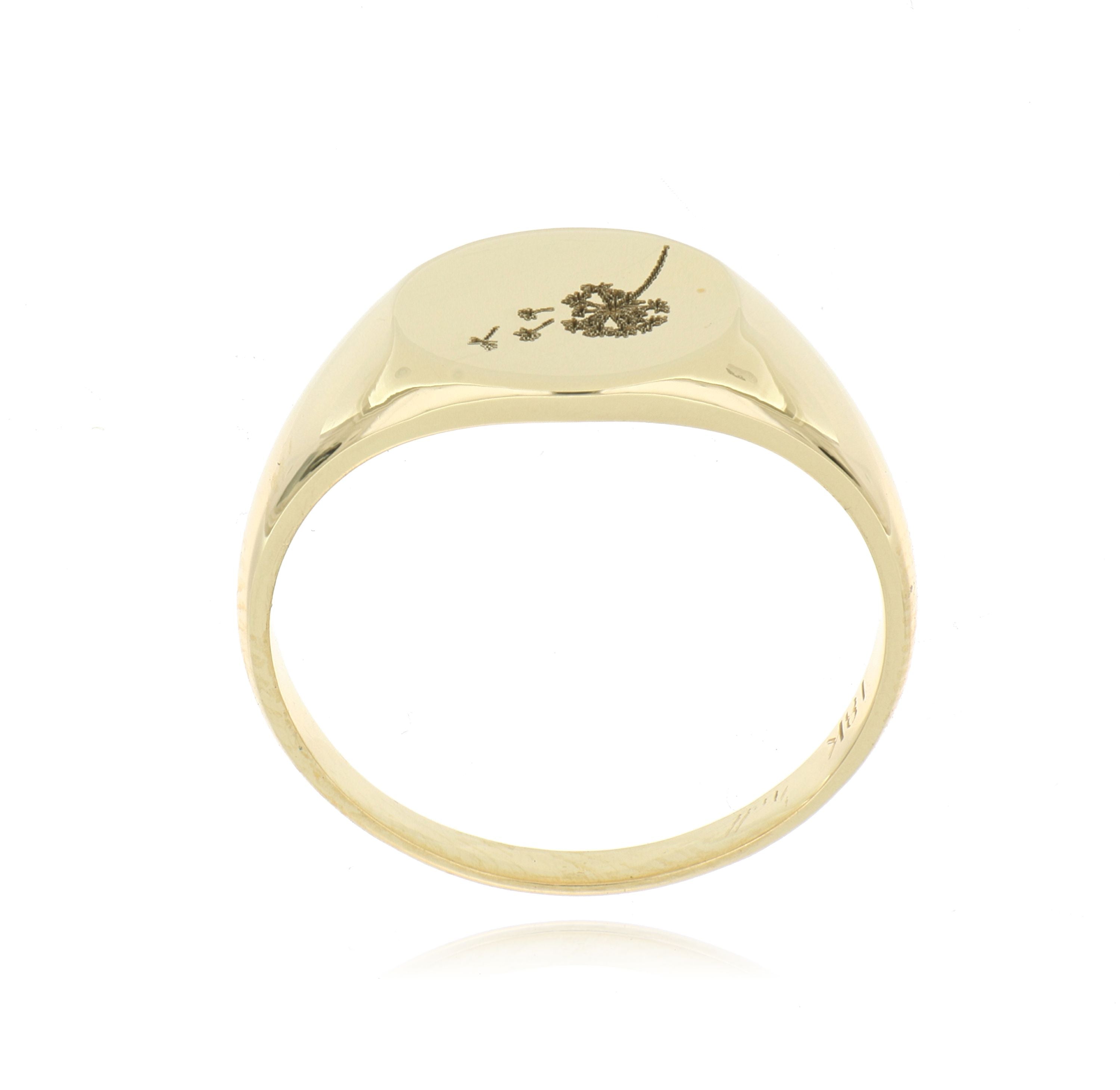 18k Yellow Gold Ladies' Fashion Ring