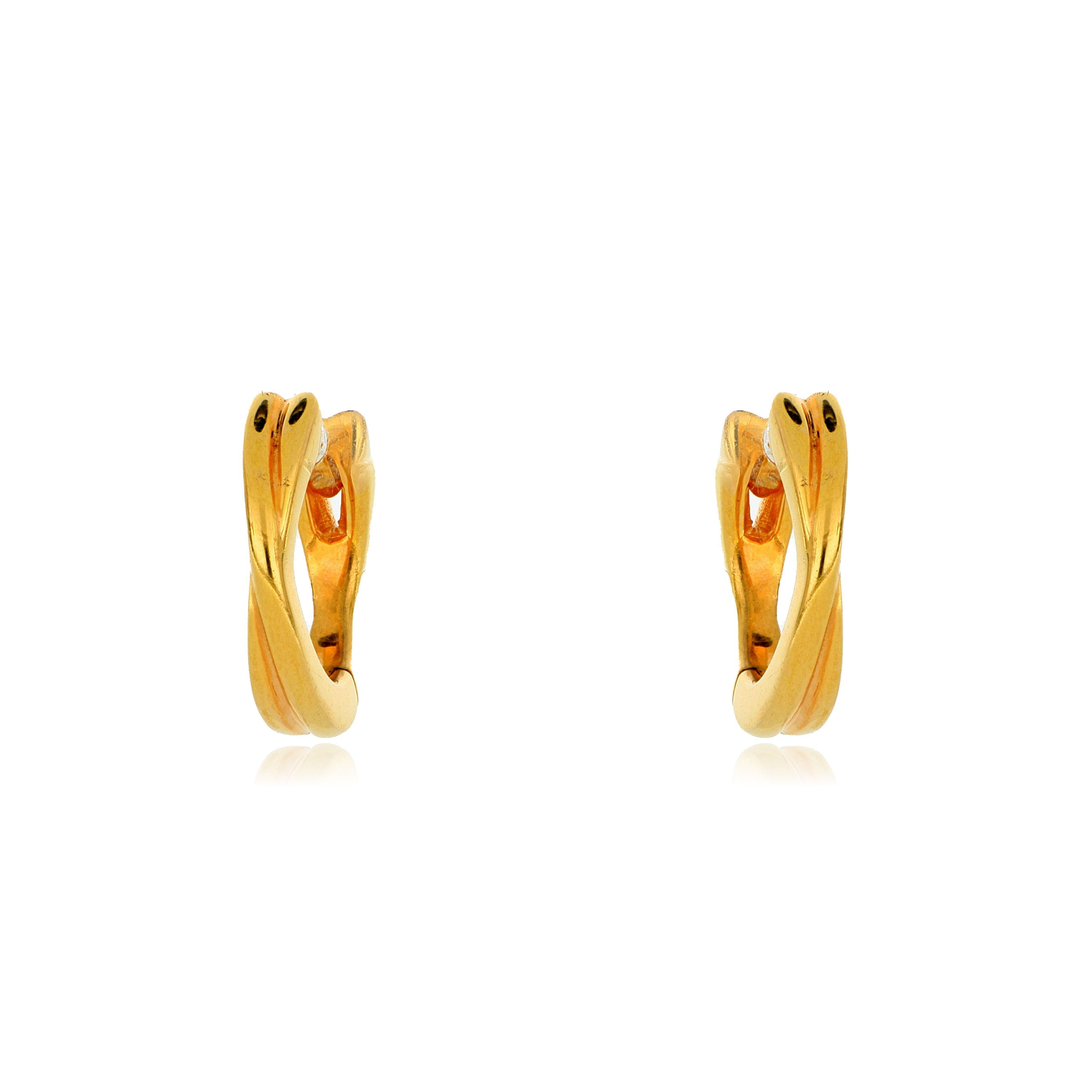 18k Yellow Gold Earrings