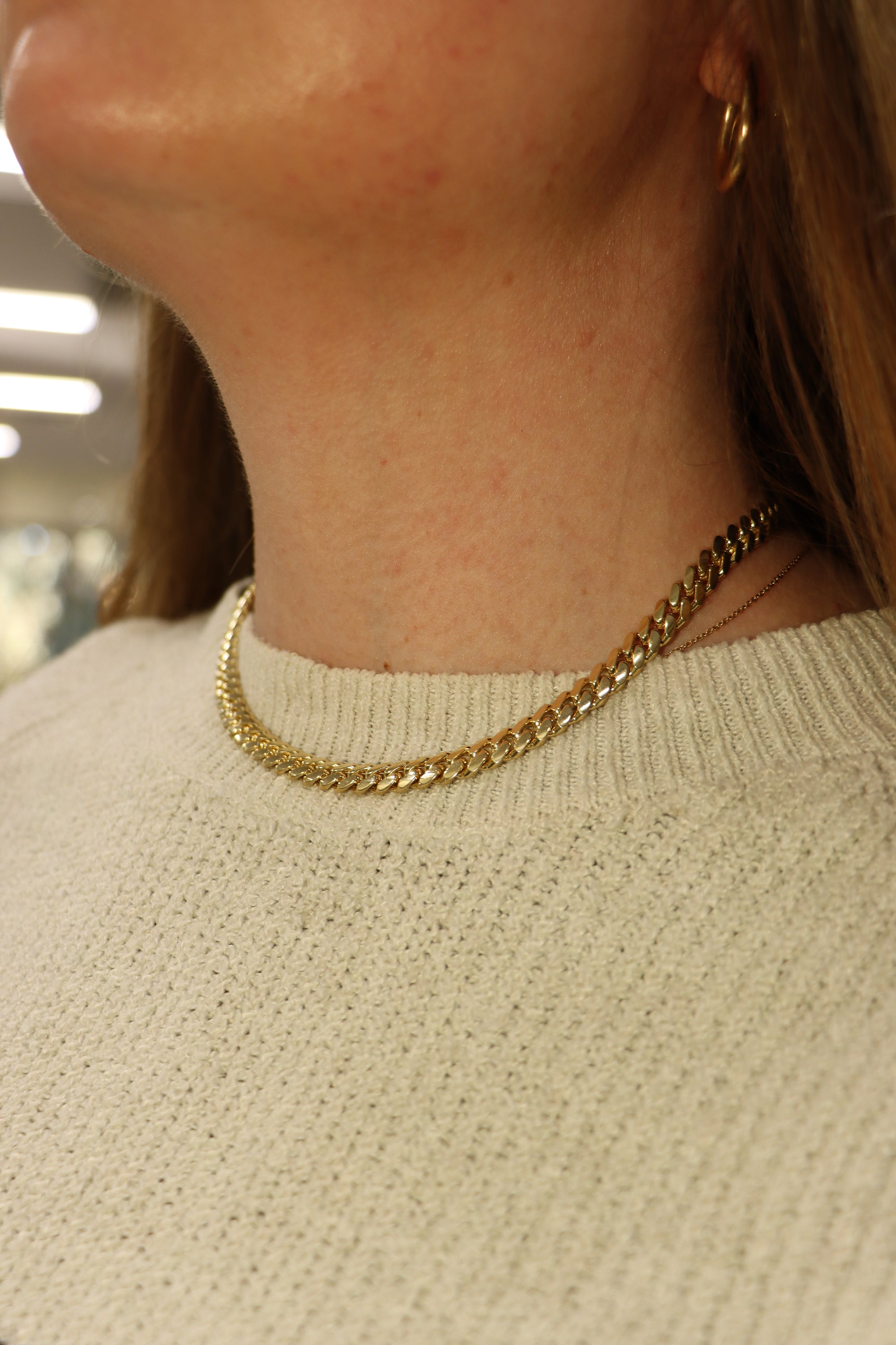 14k Yellow Gold Cuban Link Chain