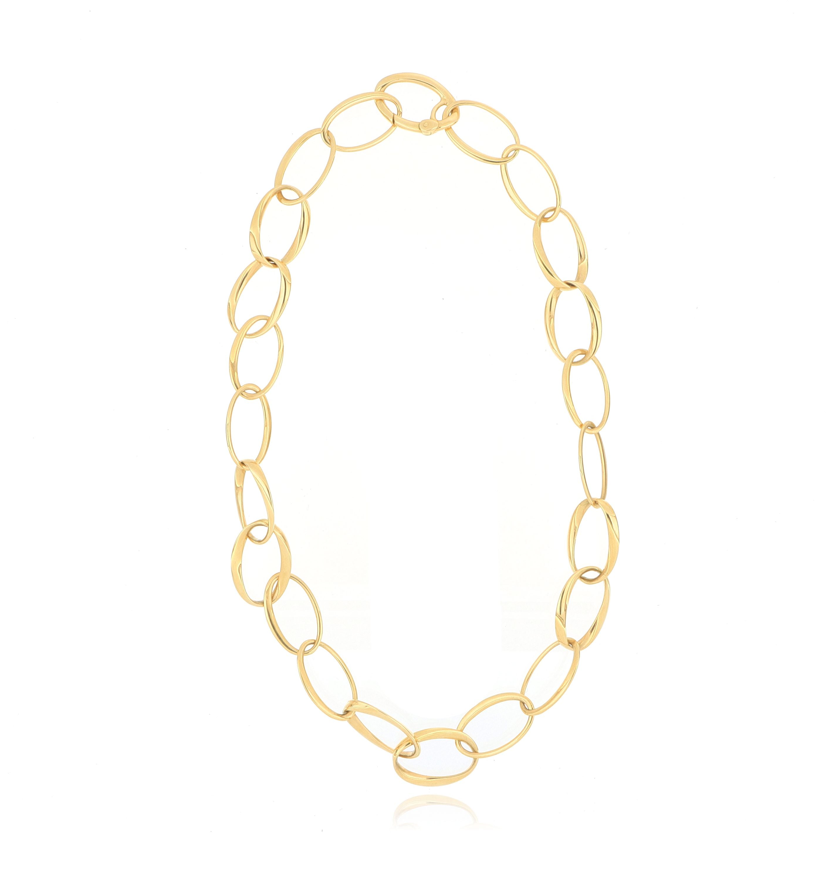 18k Yellow Gold Link Necklace