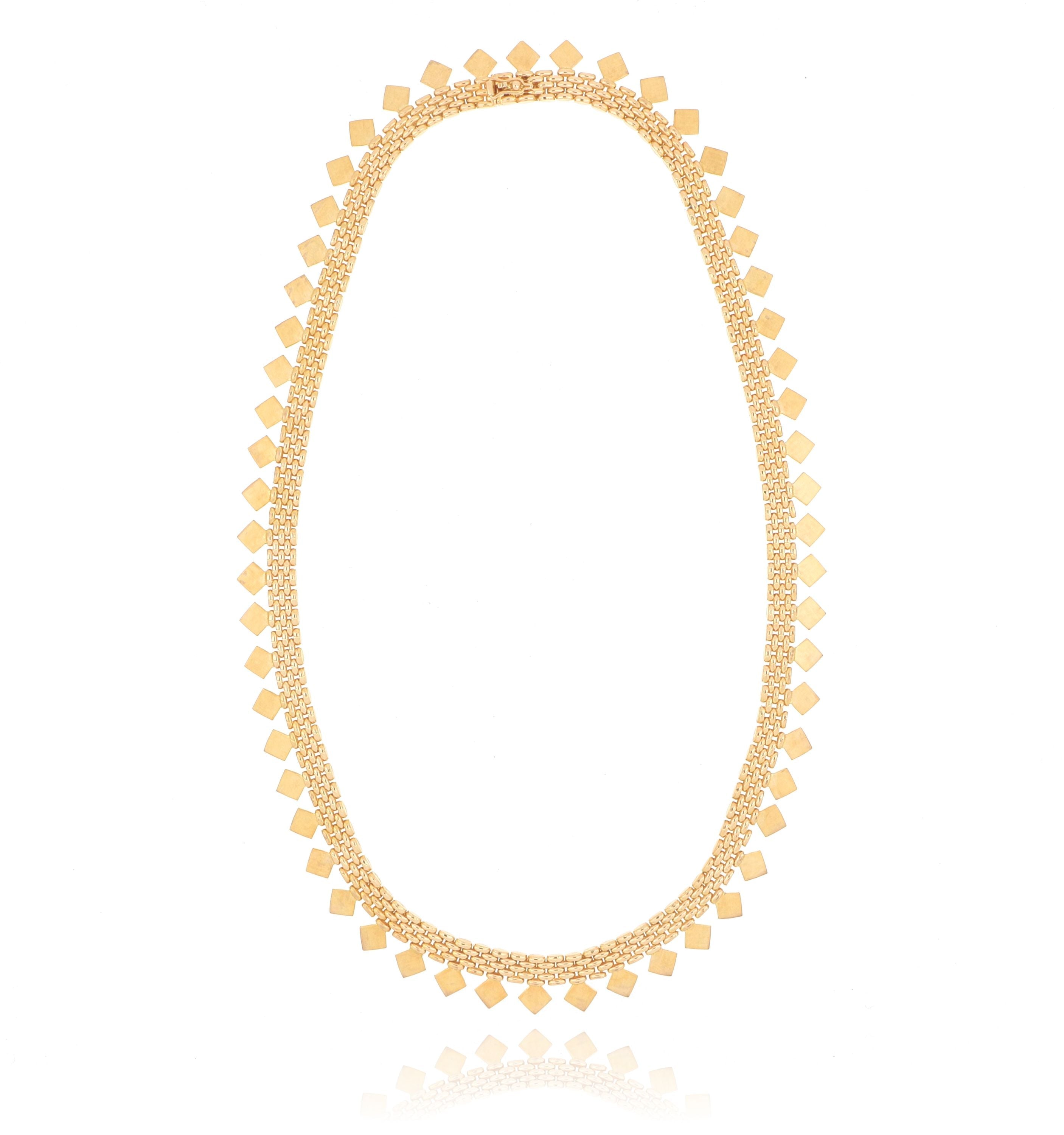 18k Solid Yellow Gold Necklace - Charles Koll Jewelers