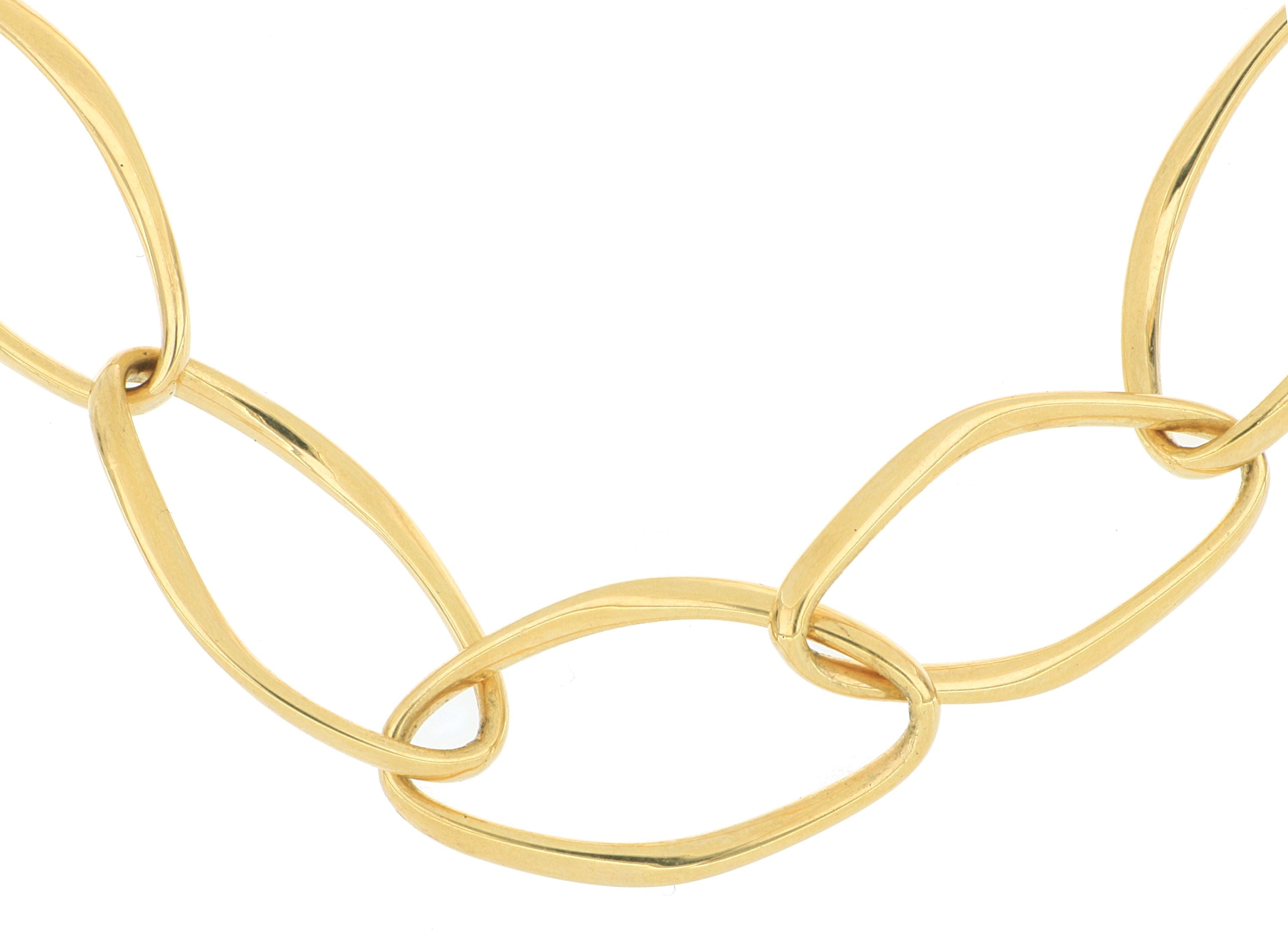 18k Yellow Gold Link Necklace