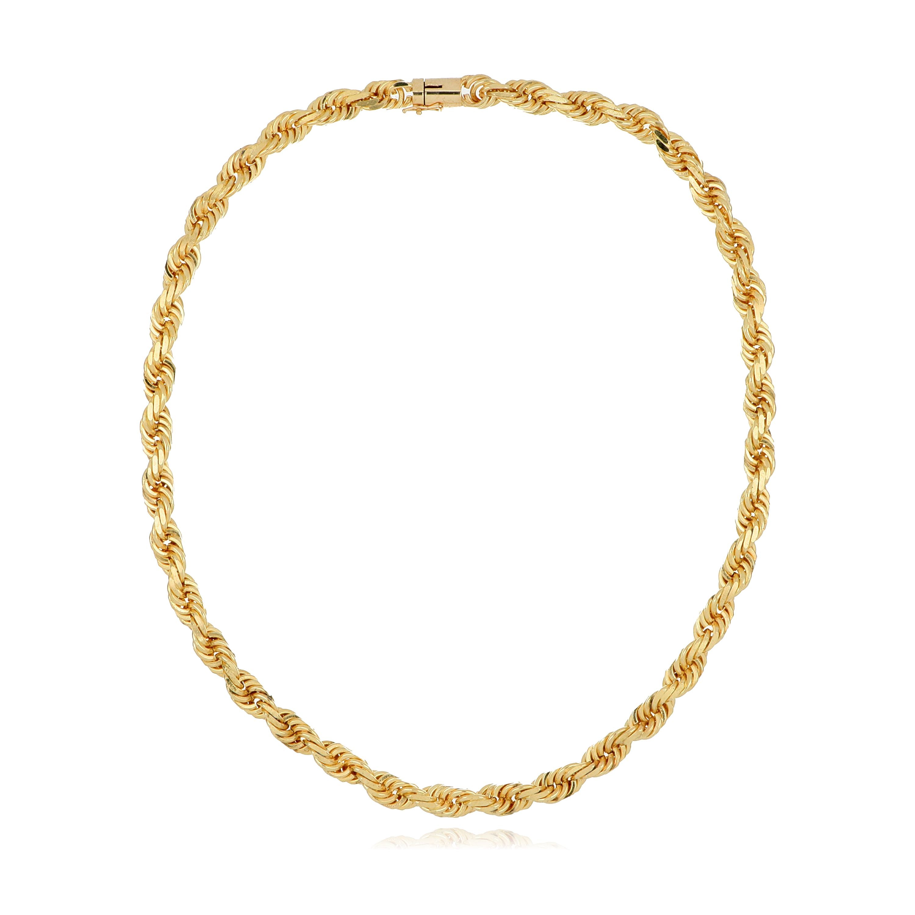 14k Yellow Gold Chain Necklace