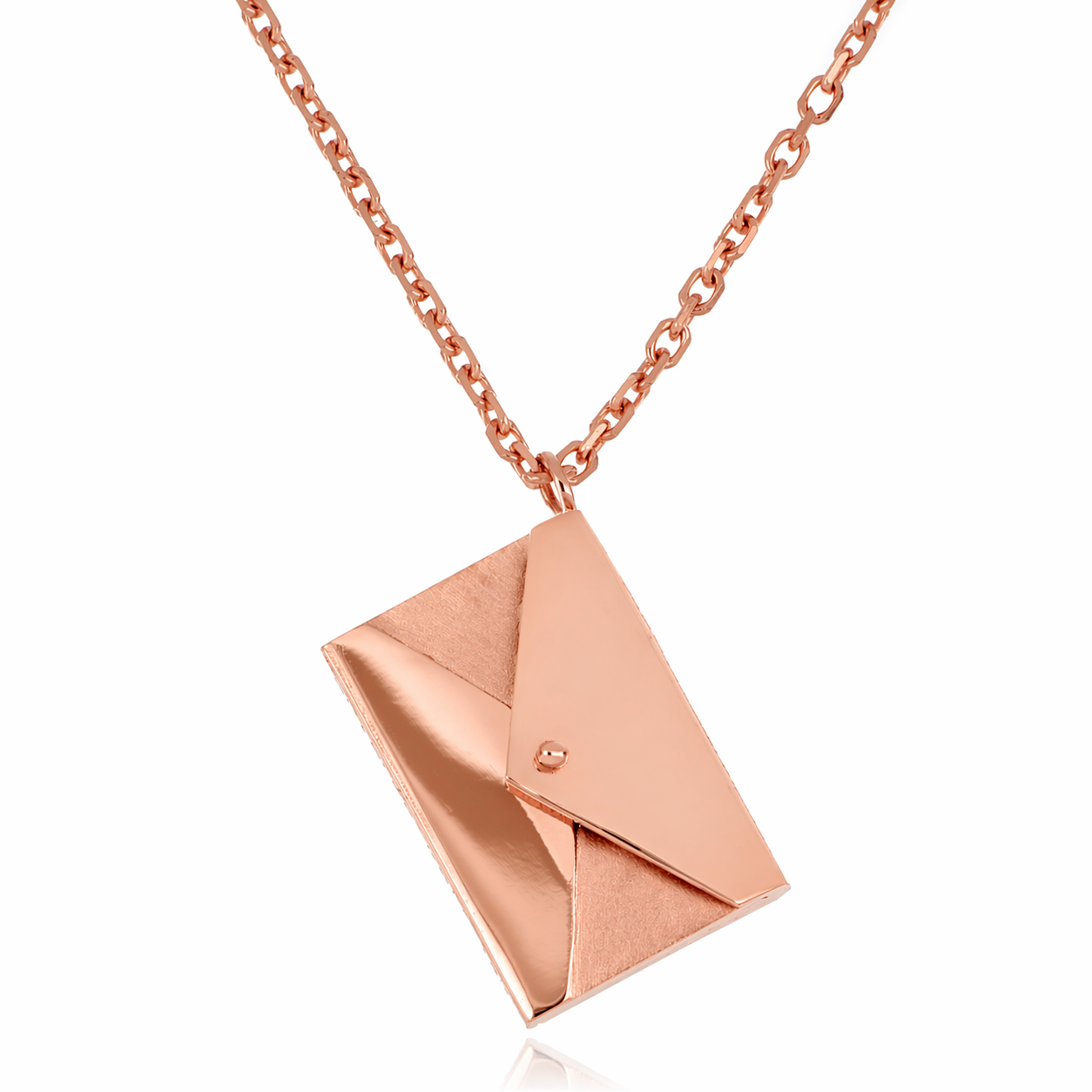 18k Love Letter Pendant - Charles Koll Jewelers