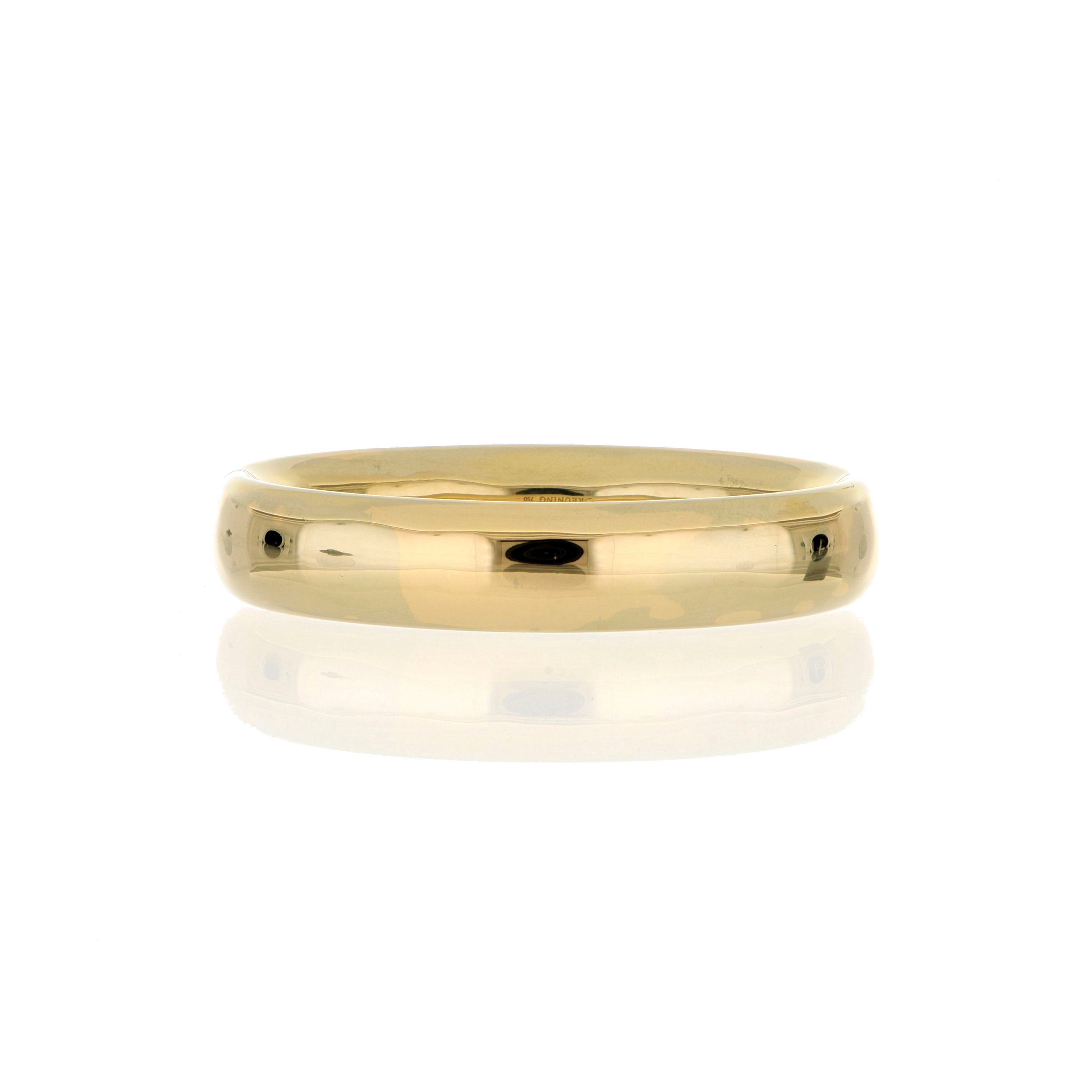 18k Yellow Gold Bangle Bracelet