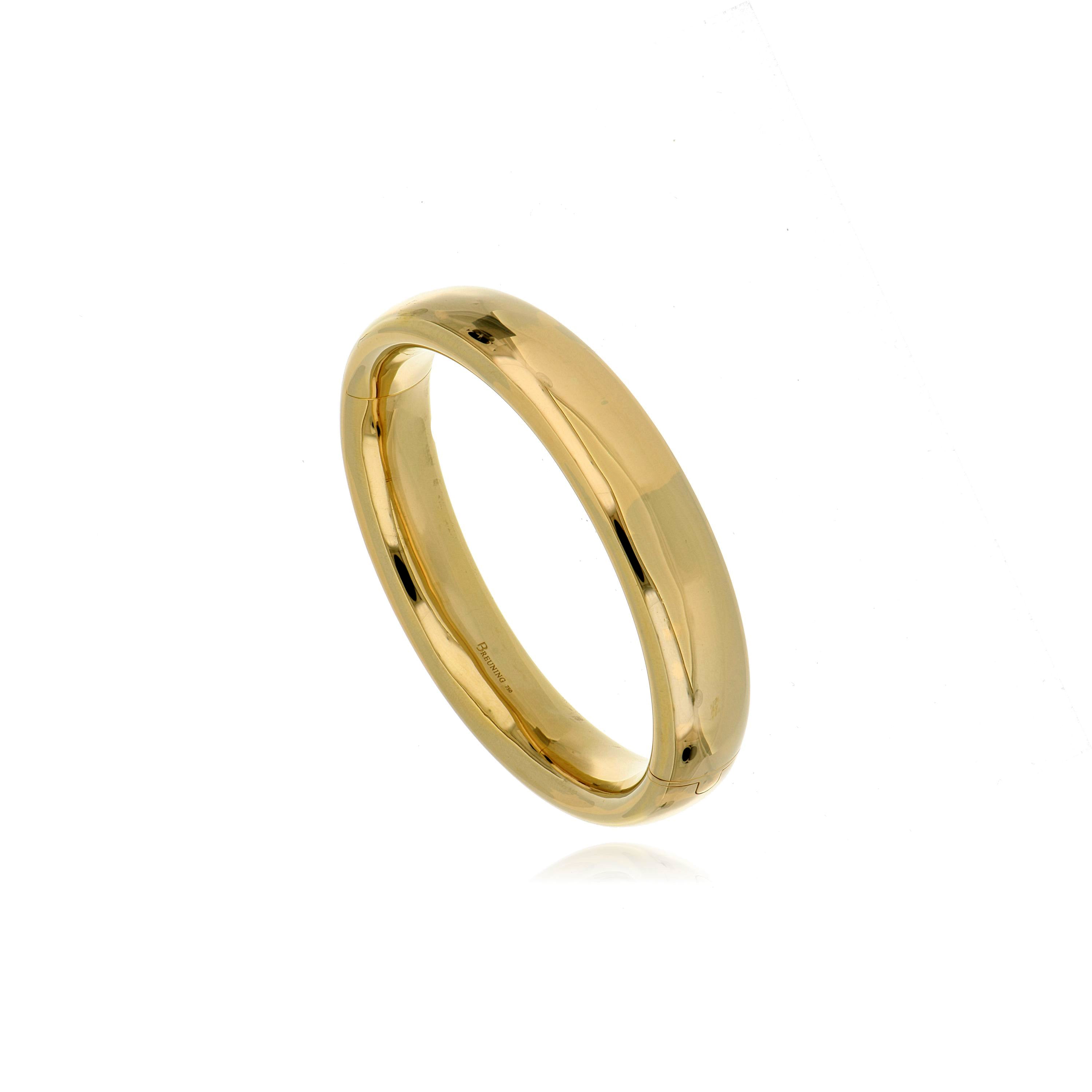 18k Yellow Gold Bangle Bracelet