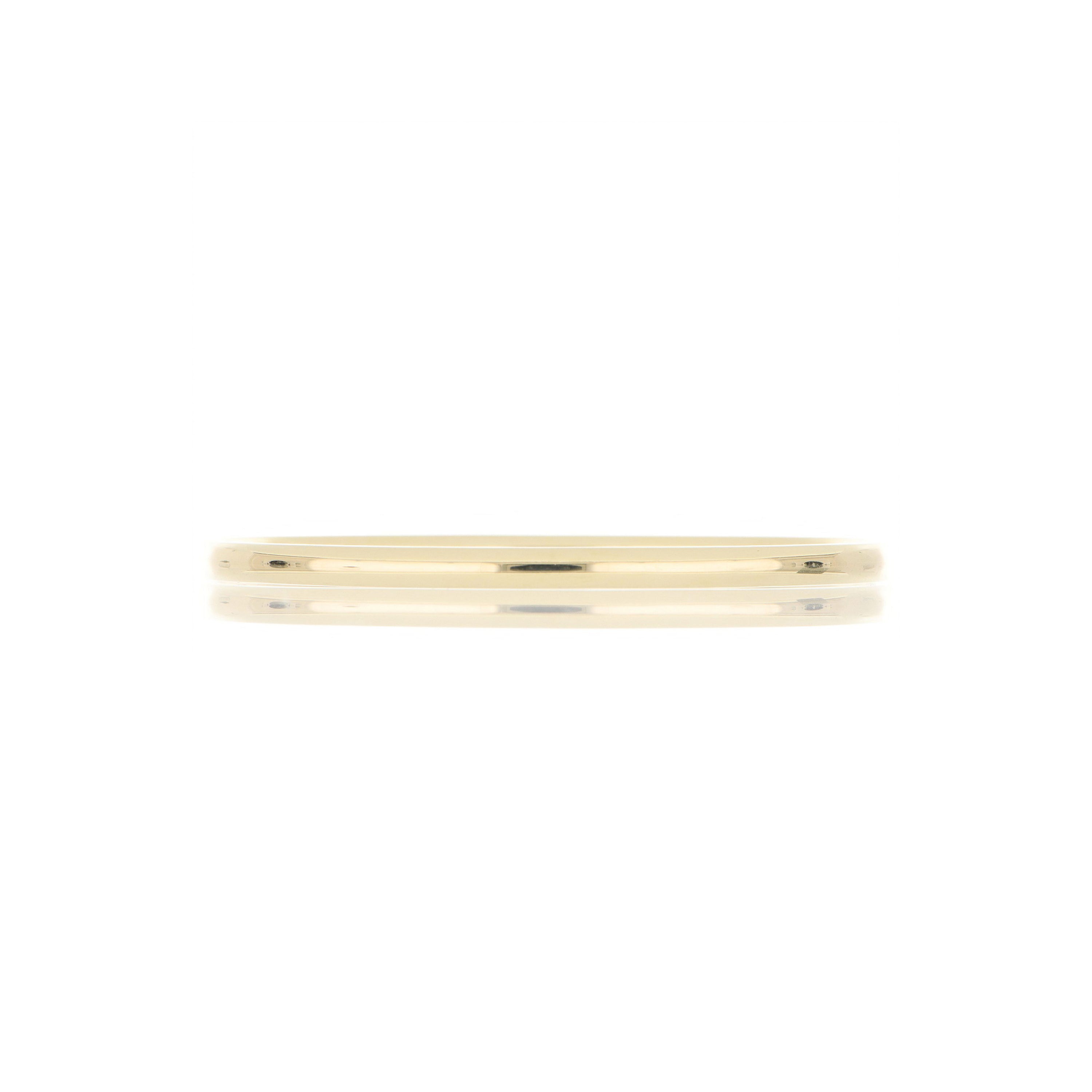 14k Yellow Gold Solid Bangle