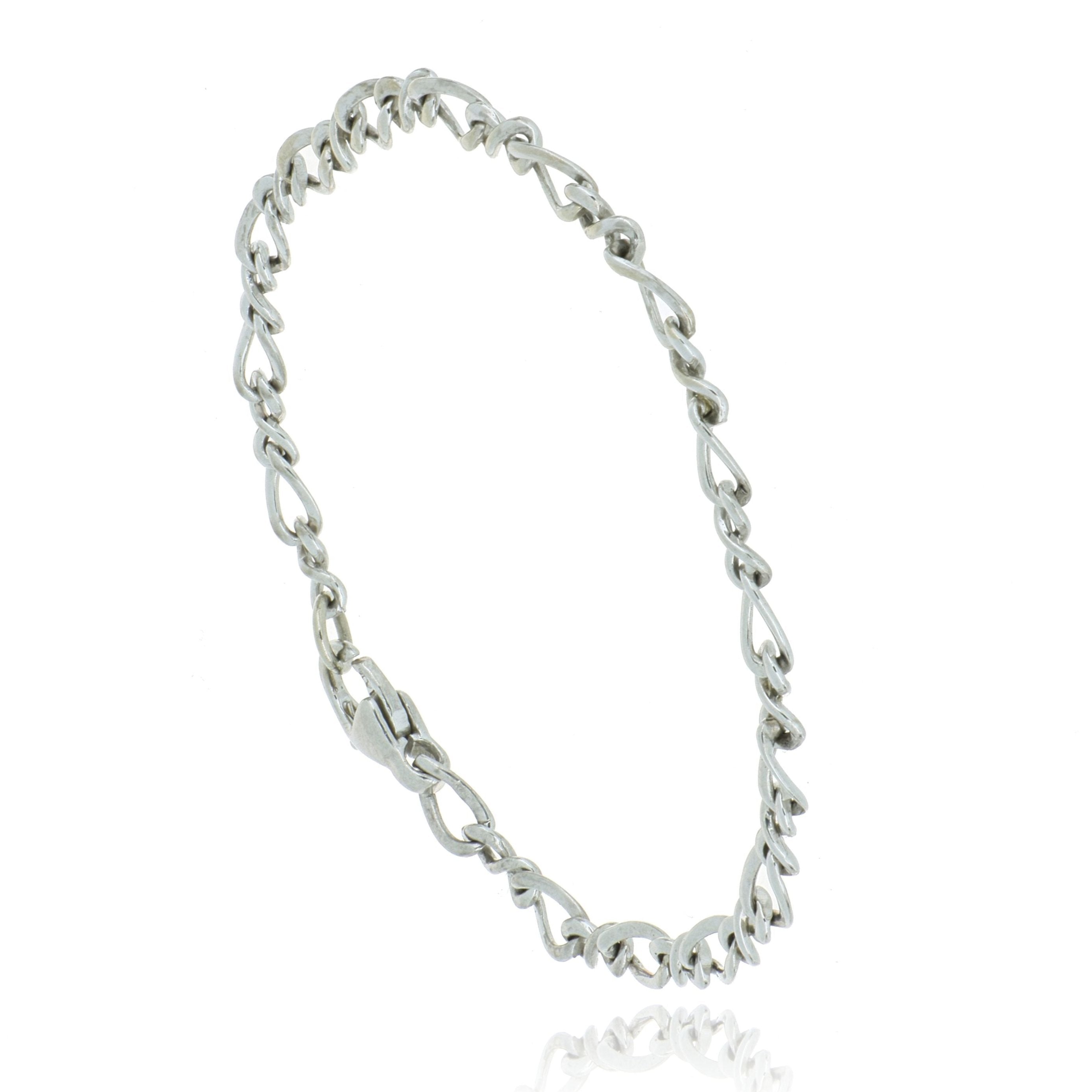 14k White Gold Bracelet