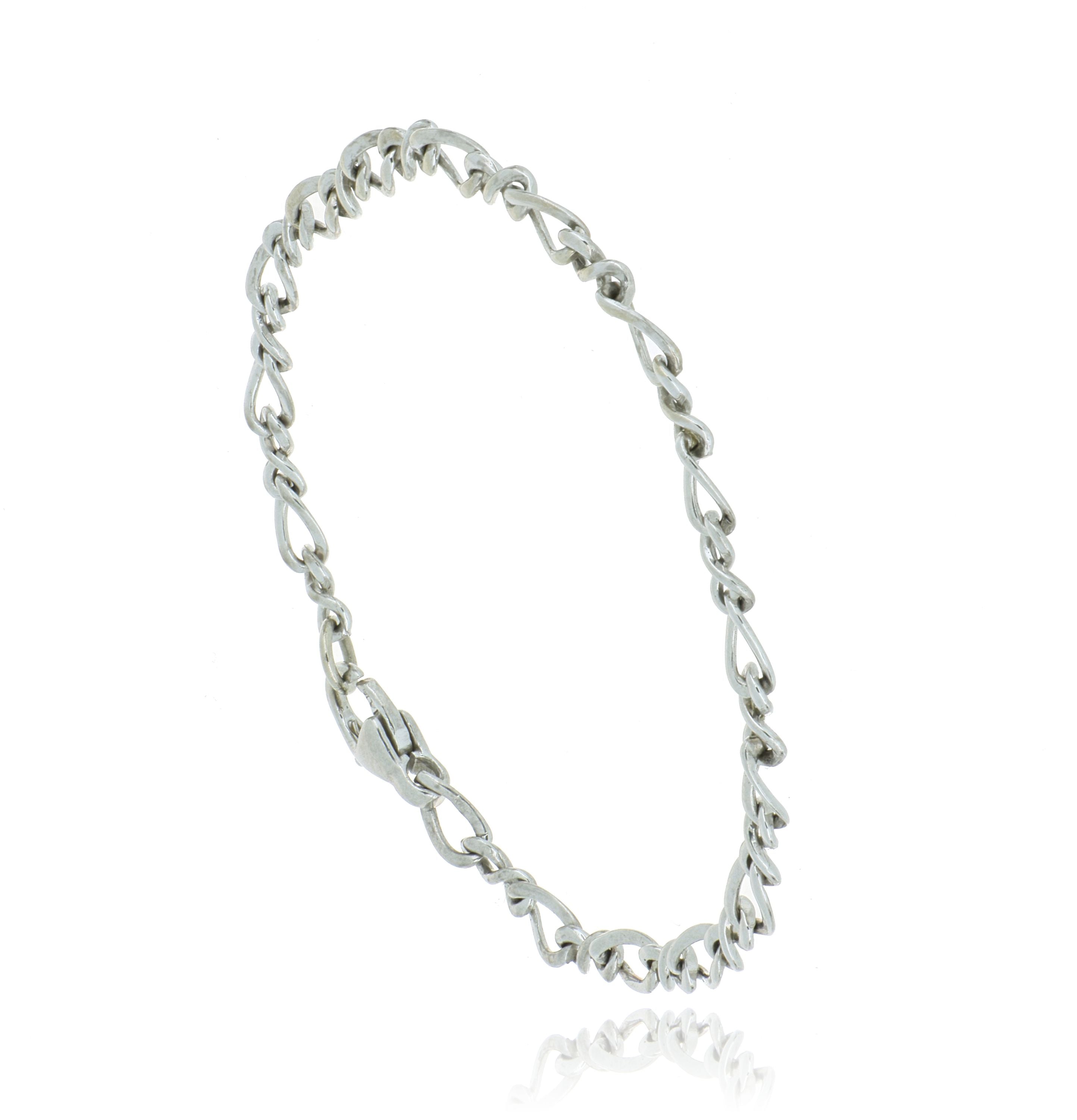 14k White Gold Bracelet