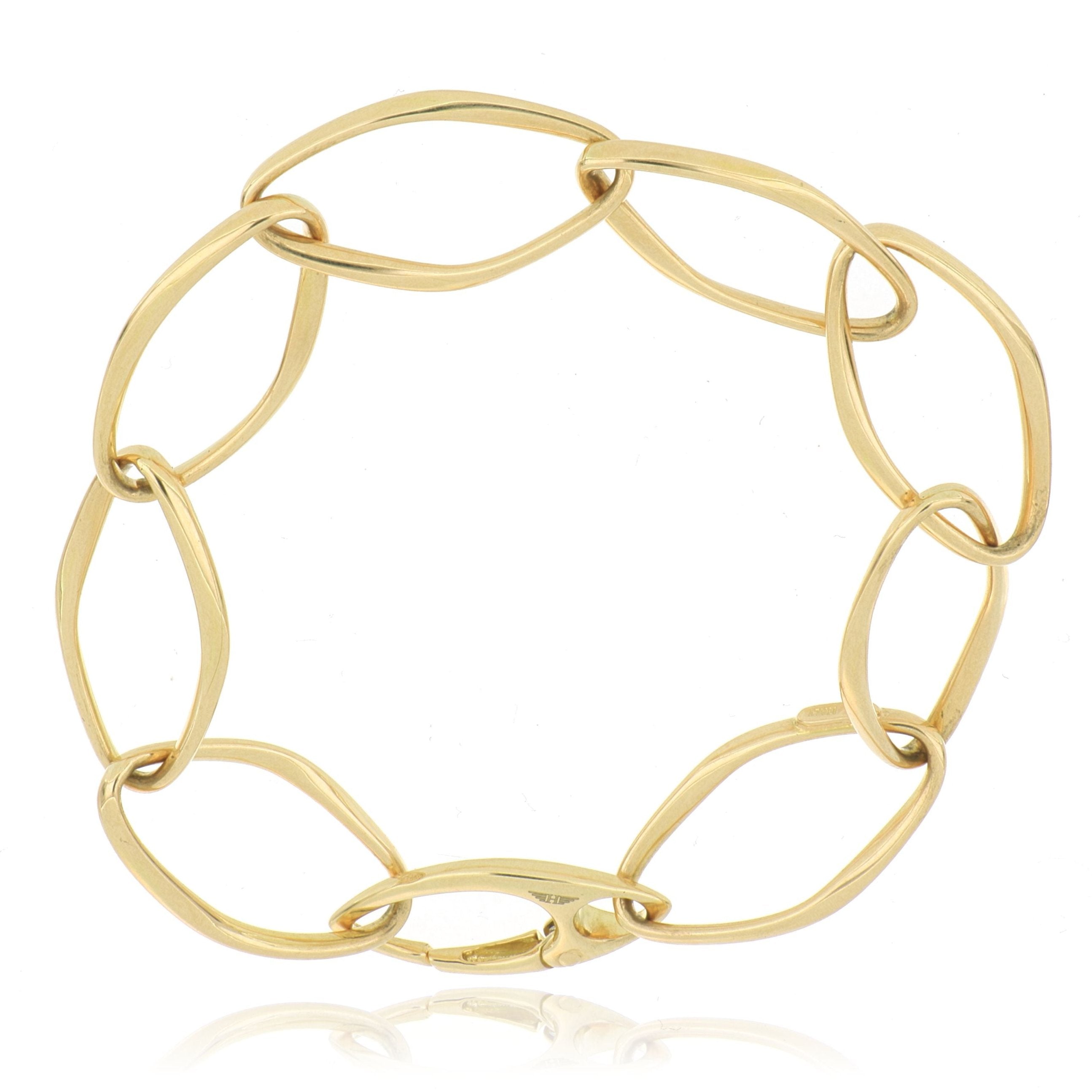 18k Yellow Gold Link Bracelet