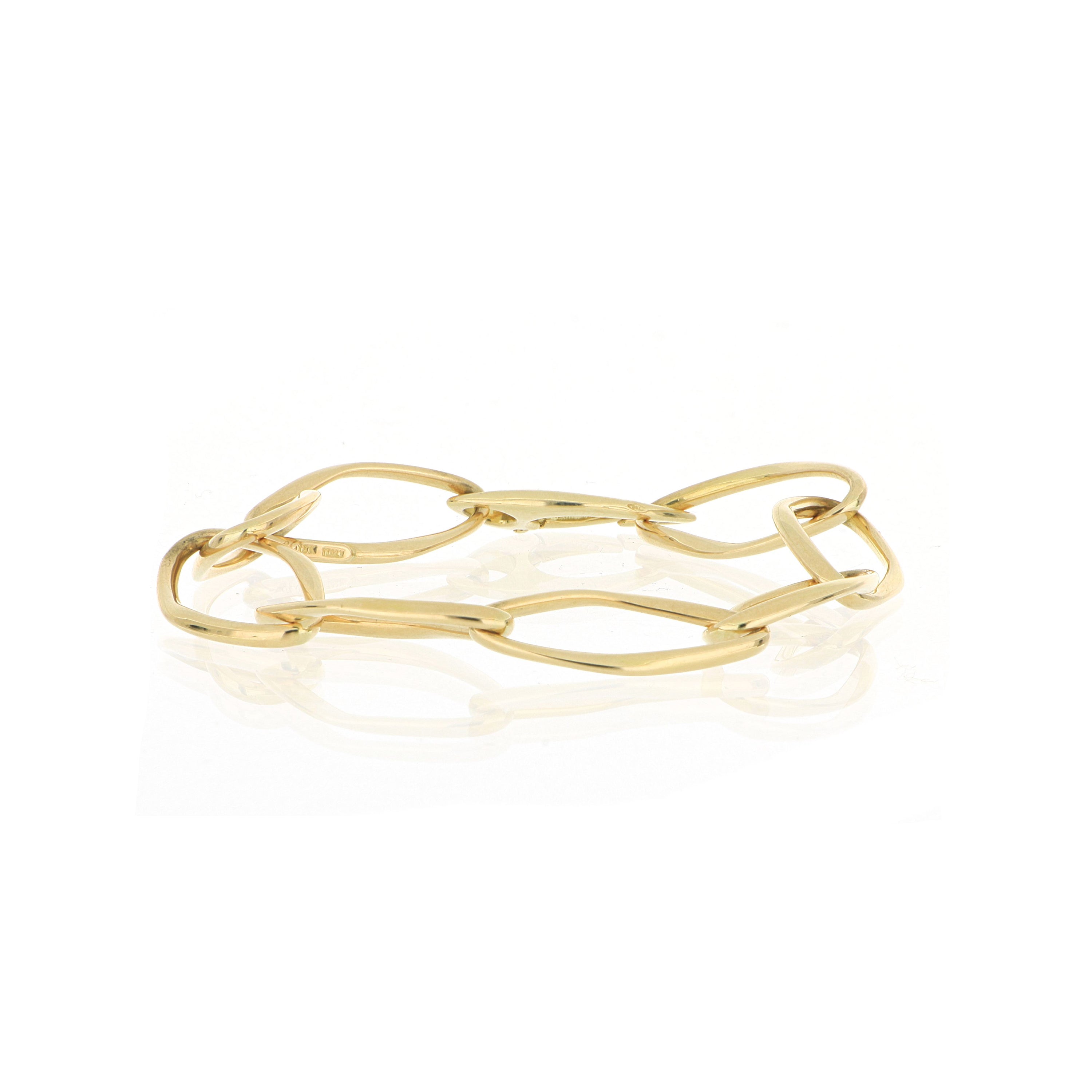 18k Yellow Gold Link Bracelet