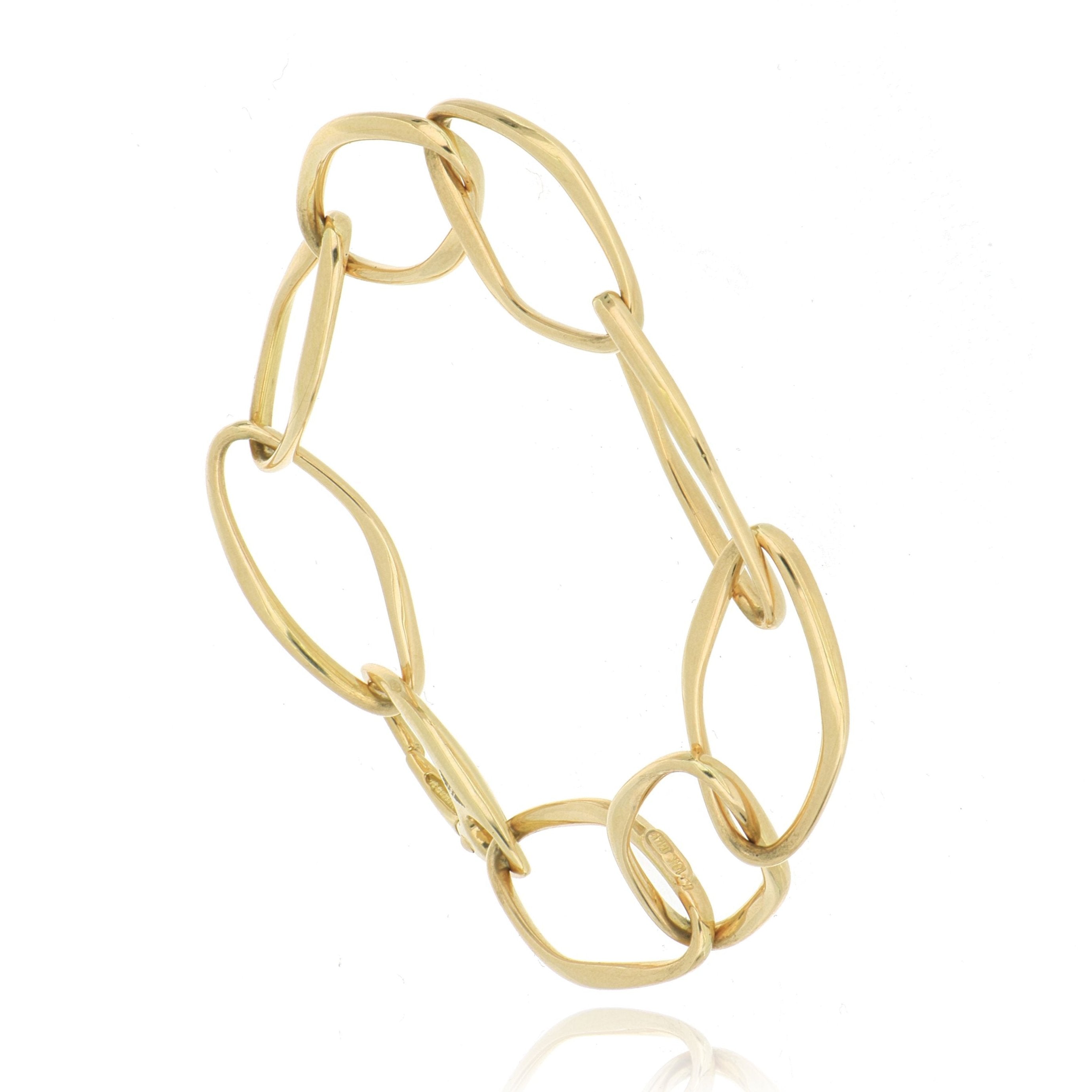 18k Yellow Gold Link Bracelet