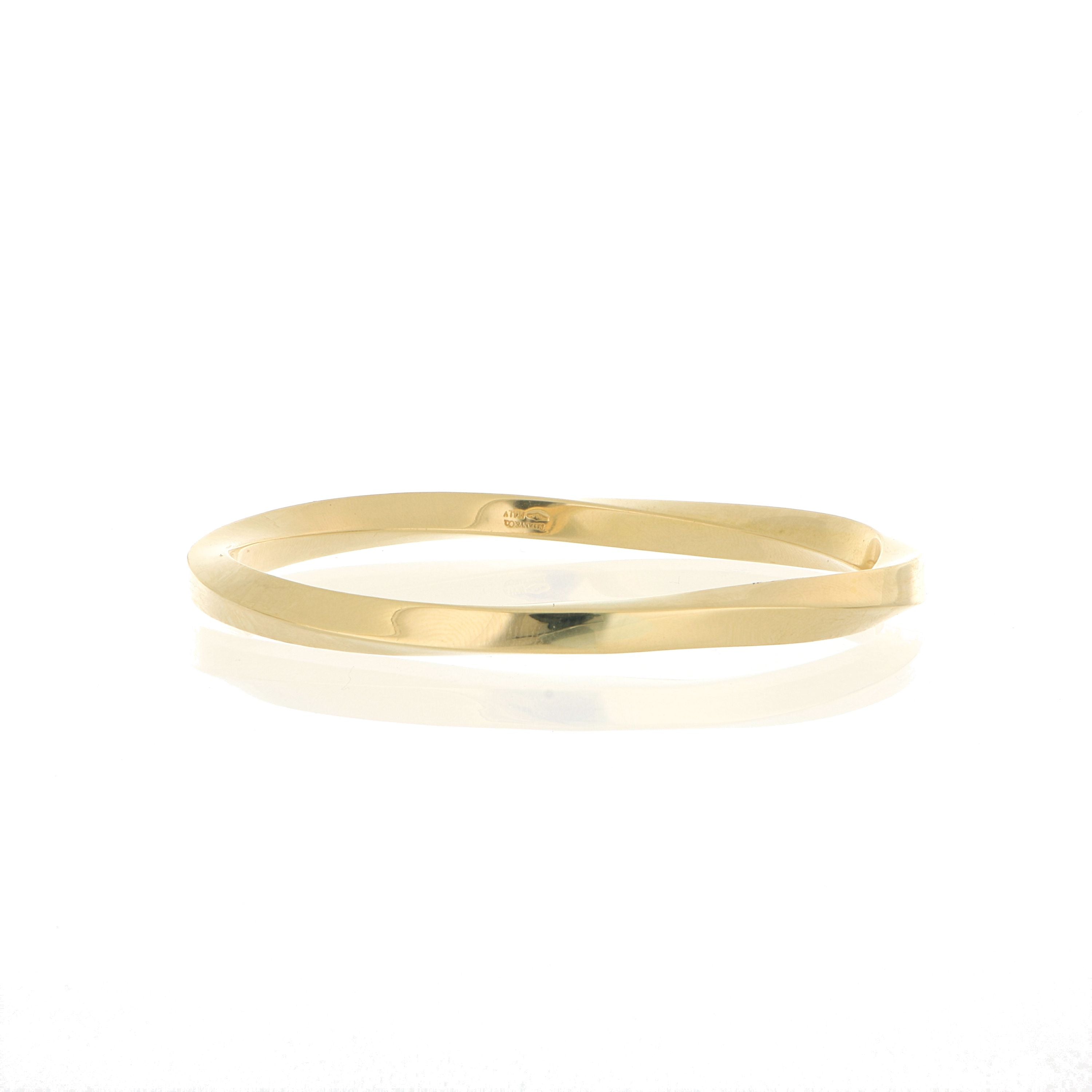 18k Yellow Gold Tiffany & Co. Twist Bangle