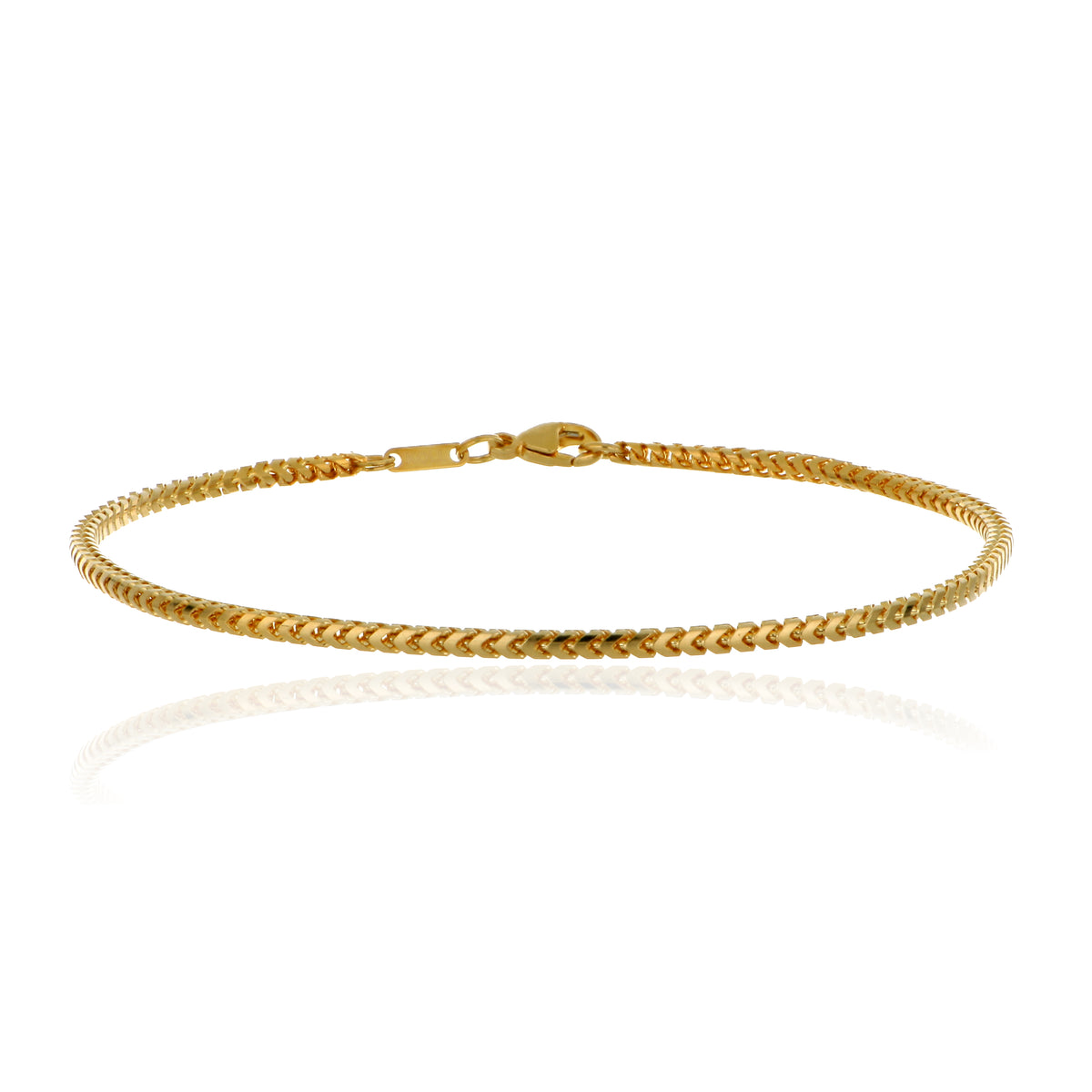 18k Yellow Gold Franko Link Bracelet