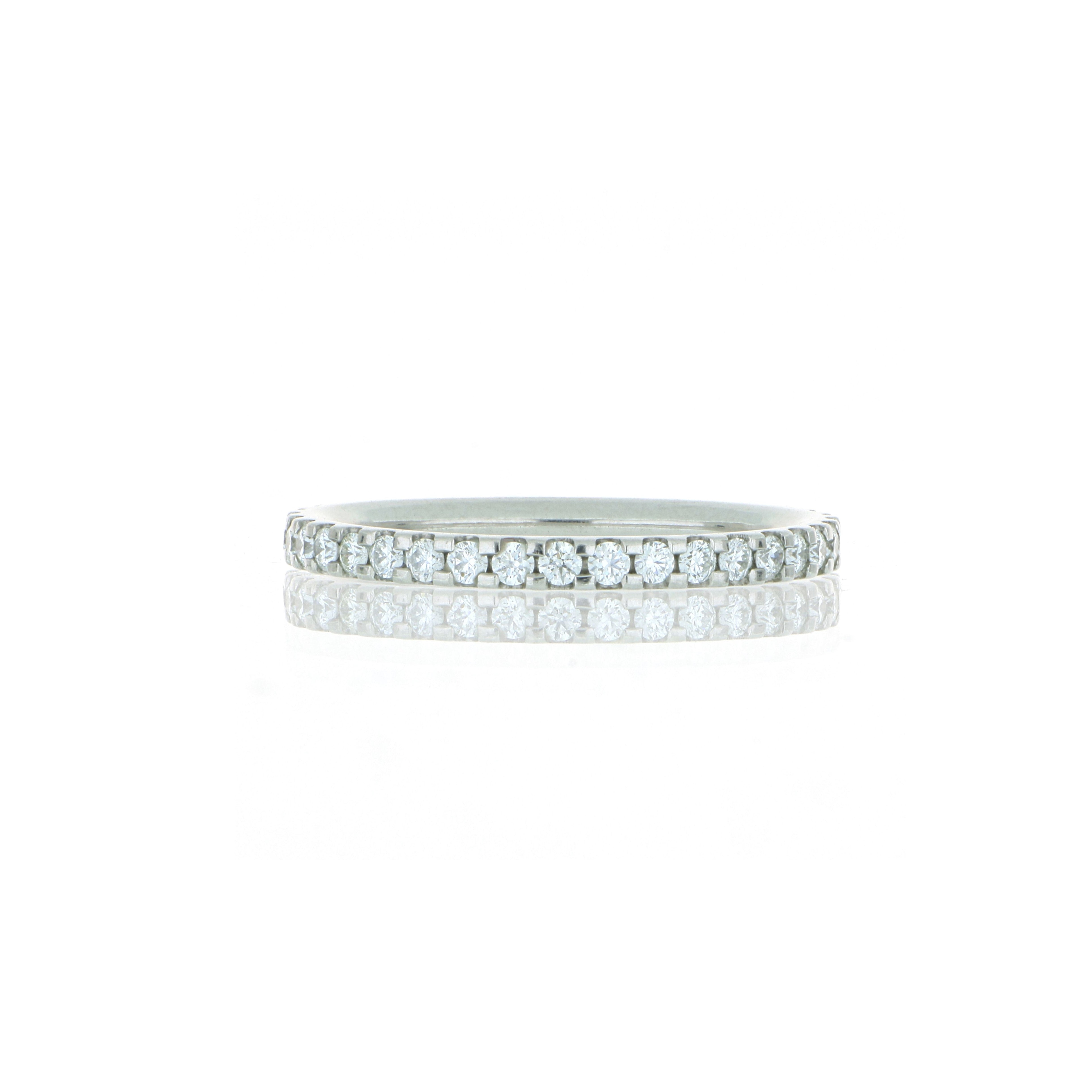 Platinum Diamond Eternity Band