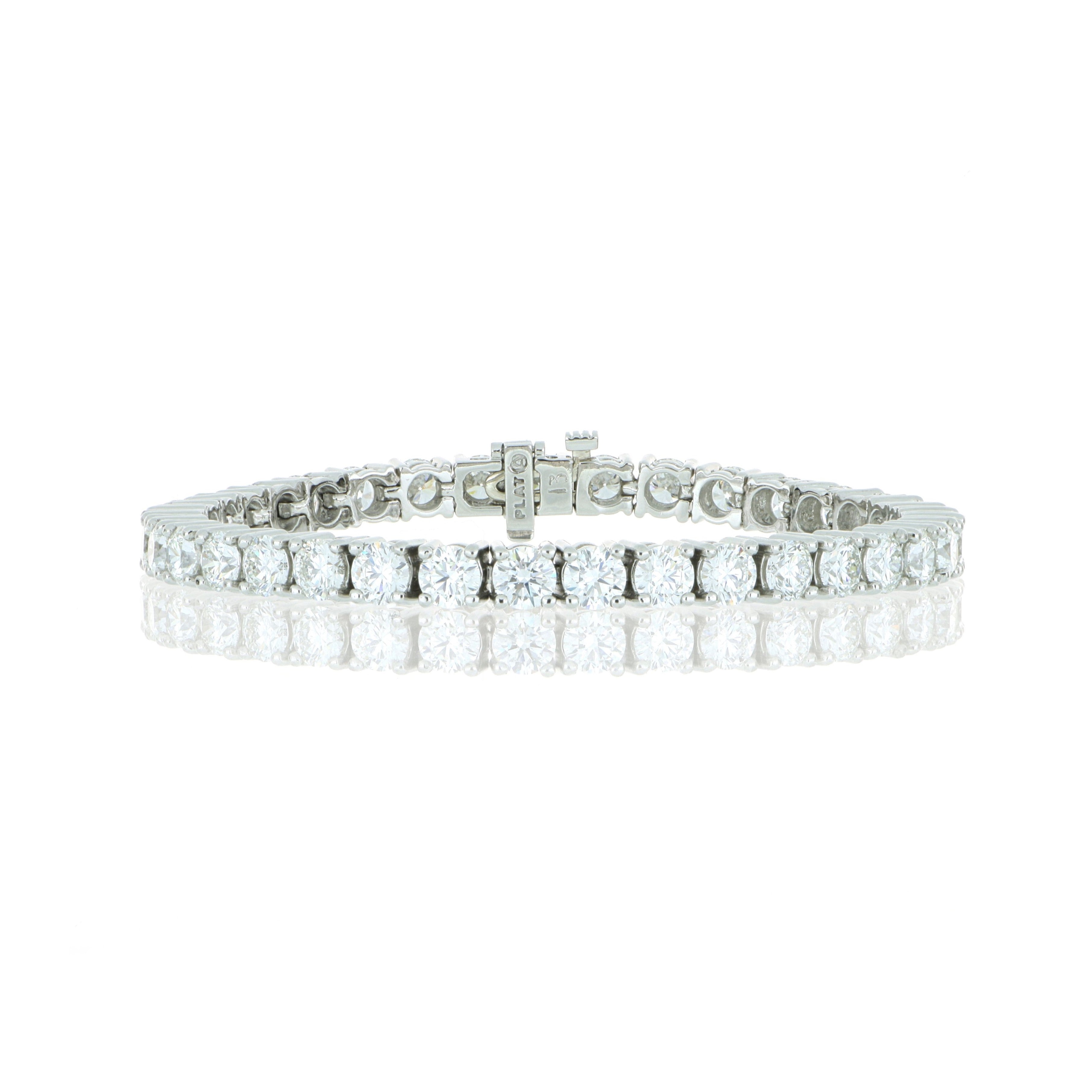 Platinum Diamond Tennis Bracelet