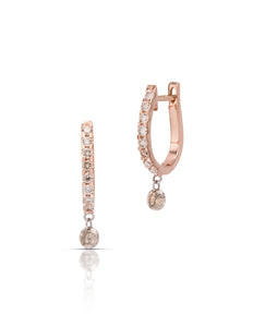 Dancing Diamond Hoop Earrings - Charles Koll Jewellers