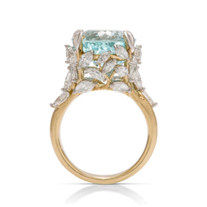Custom Paraíba Tourmaline and Diamond Ring - Charles Koll Jewellers