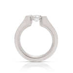 Tension Set Knife Edge Solitaire Engagement Ring - Charles Koll Jewellers