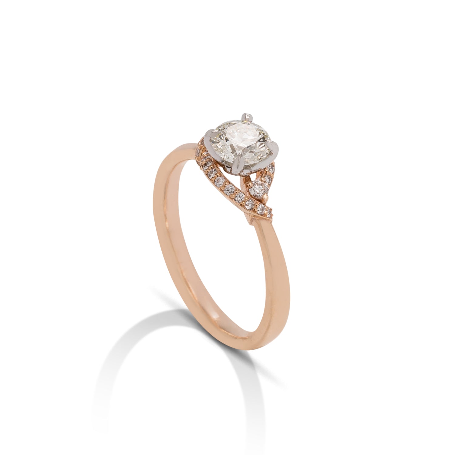 18k Rose Gold Diamond Ring HOF - Charles Koll Jewellers