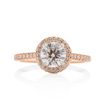 18k Rose Gold 1.02ct Diamond Ring - Charles Koll Jewellers