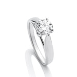 Round Solitaire Engagement Ring - Charles Koll Jewellers
