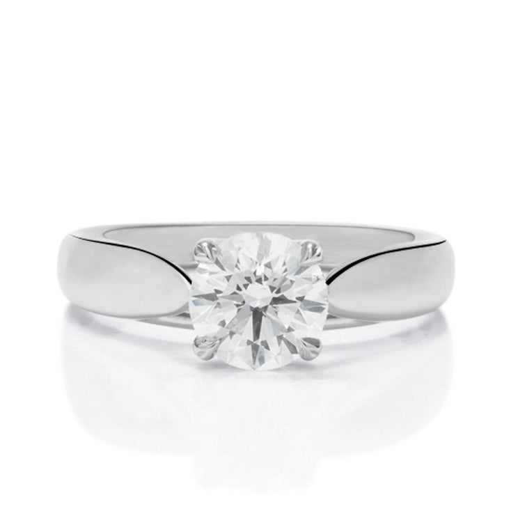 Round Solitaire Engagement Ring - Charles Koll Jewellers