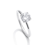 Simple Solitaire Engagement Ring - Charles Koll Jewellers