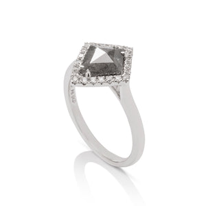 Grey Rough Diamond Ring - Charles Koll Jewellers