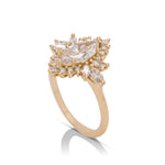 Fancy Halo Marquise Engagement Ring - Charles Koll Jewellers