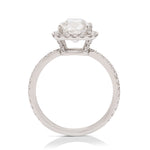Old Mine Halo Engagement Ring - Charles Koll Jewellers
