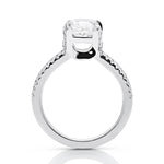 Square Radiant "U" Engagement Ring - Charles Koll Jewellers