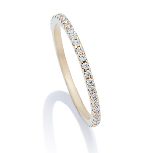 Rose Gold Shared Prong Eternity Band - Charles Koll Jewellers