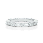 Round and Baguette Eternity Band - Charles Koll Jewellers