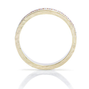 Two-Tone Yellow and Rose Gold Eternity Band - Charles Koll Jewellers