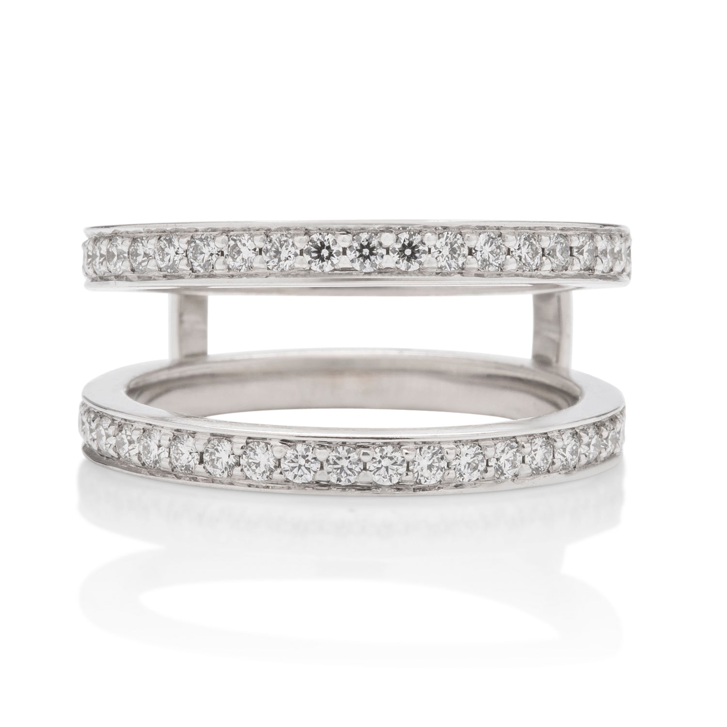 White Gold Diamond Ring Guard - Charles Koll Jewellers