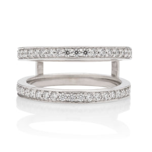 White Gold Diamond Ring Guard - Charles Koll Jewellers