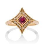 Ruby Star Ring - Charles Koll Jewellers