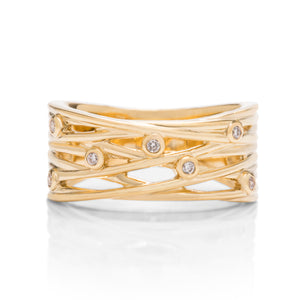 18k Gold Diamond Fashion Ring - Charles Koll Jewellers