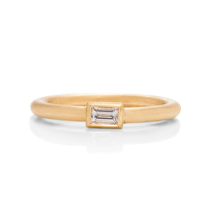 18k Gold Diamond Stackable Ring - Charles Koll Jewellers