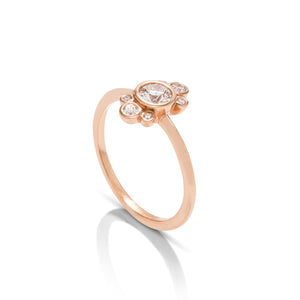 18k Rose Gold Diamond Ring - Charles Koll Jewellers